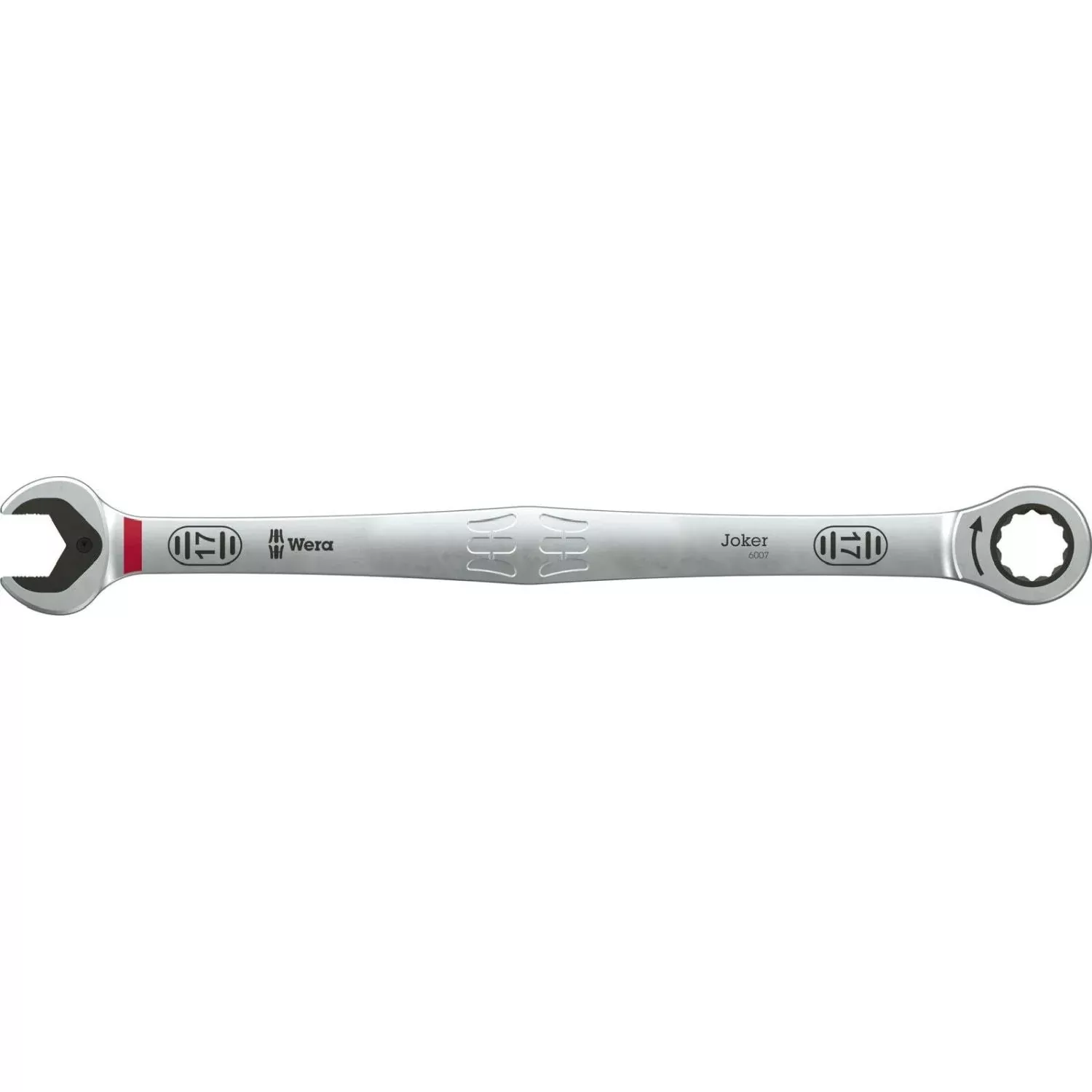 Wera 6007 Joker SB Ring Ratchet Spanner, Long Design, 17x304.5-mm.