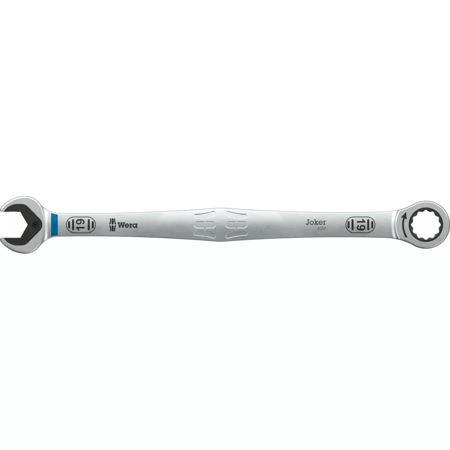 Wera 6007 Joker SB Ring Ratchet Spanner, Long Design, 19x334-mm.