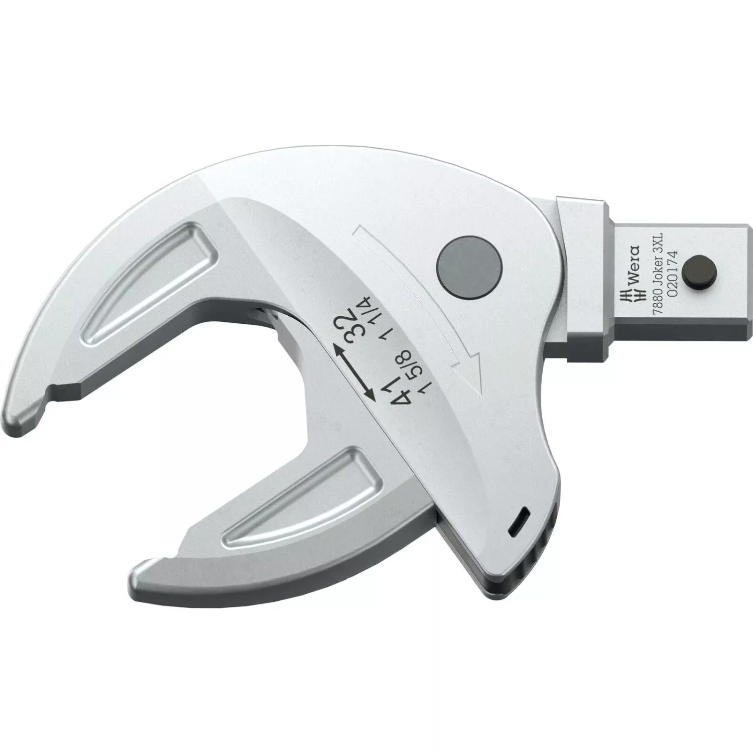 Wera 7880 Joker 3Xl Self-Setting Insert Spanner For Wrench Sizes 32-41-mm., 14X18-mm., 14X18x32-41x1 1/4-1 5/8-in.x128.1-mm.