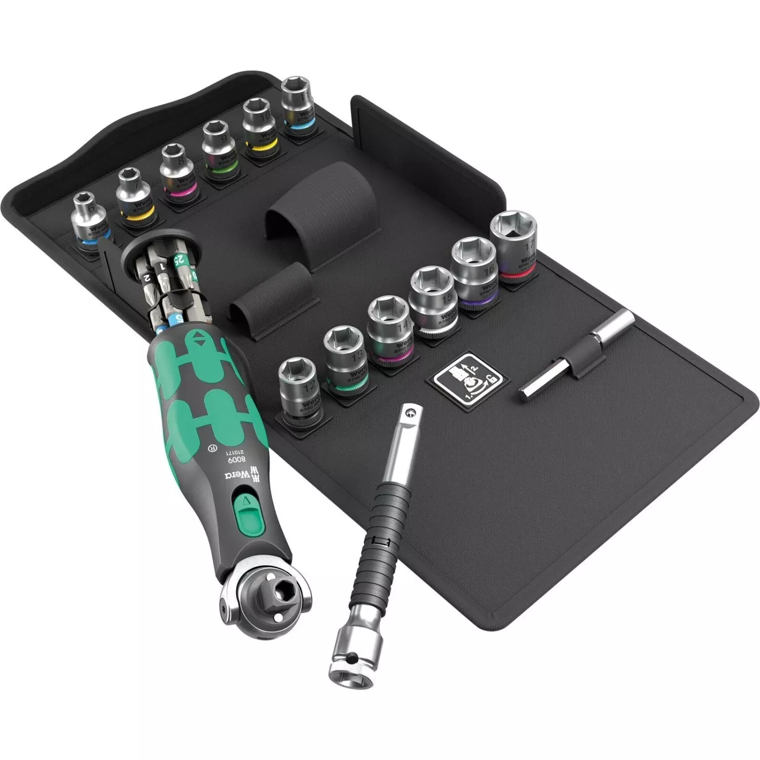Wera 8009 Zyklop Pocket Set 3, 27-Pieces