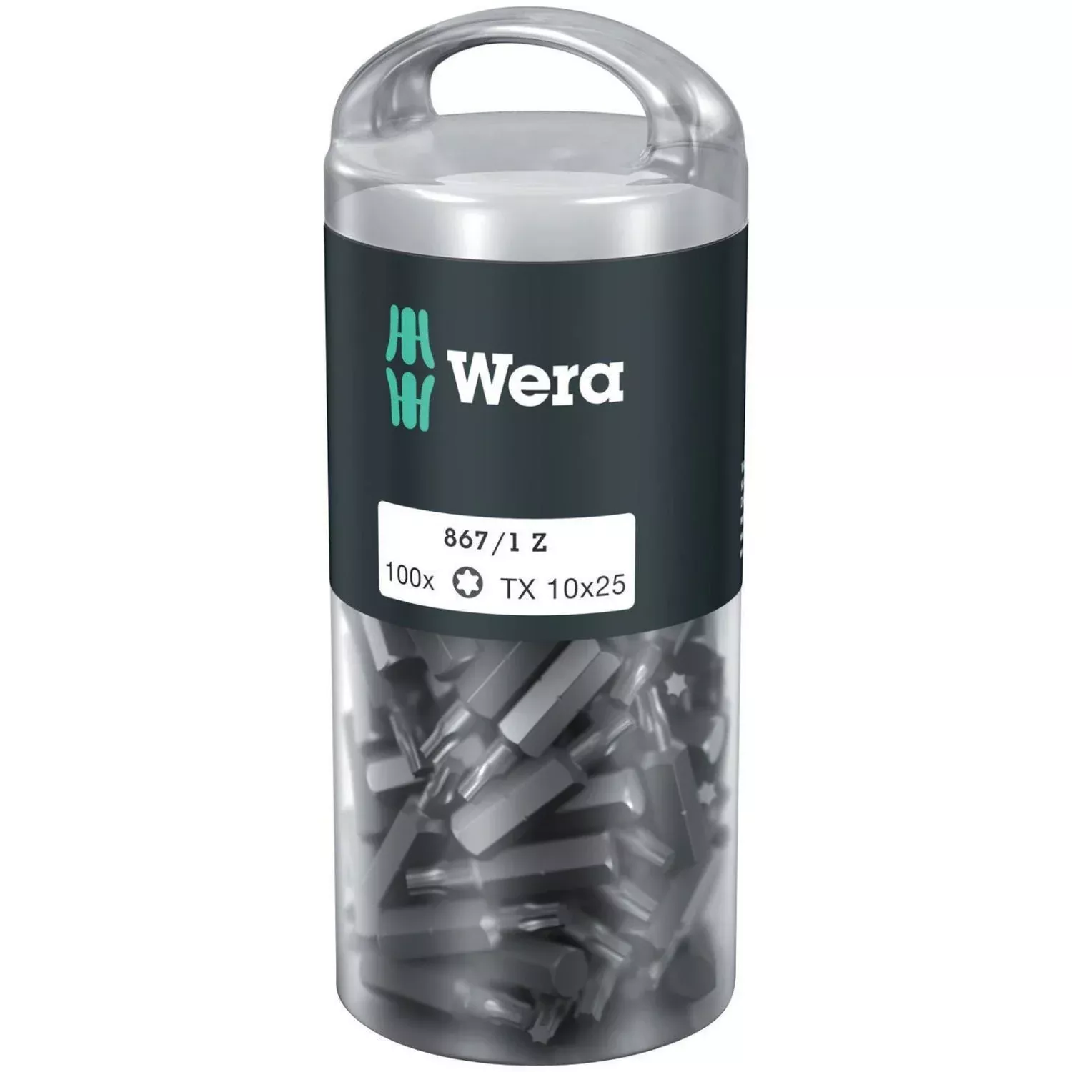 Wera 867/1 Torx Diy 100, Torx 10x25-mm., 100-Pieces