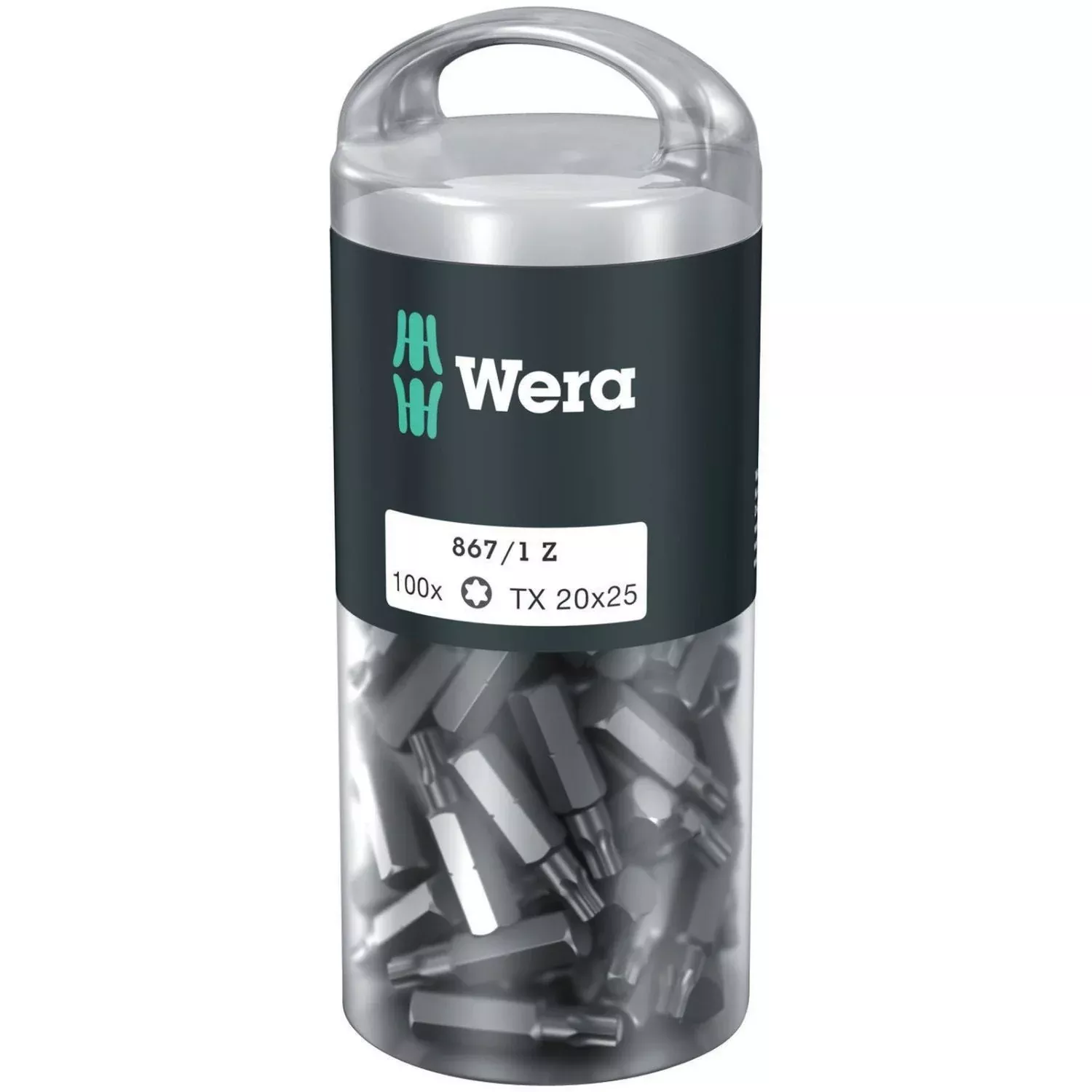 Wera 867/1 Torx Diy 100, Torx 20x25-mm., 100-Pieces