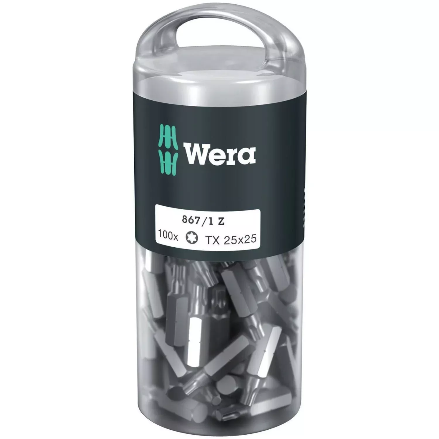 Wera 867/1 Torx Diy 100, Torx 25x25-mm., 100-Pieces