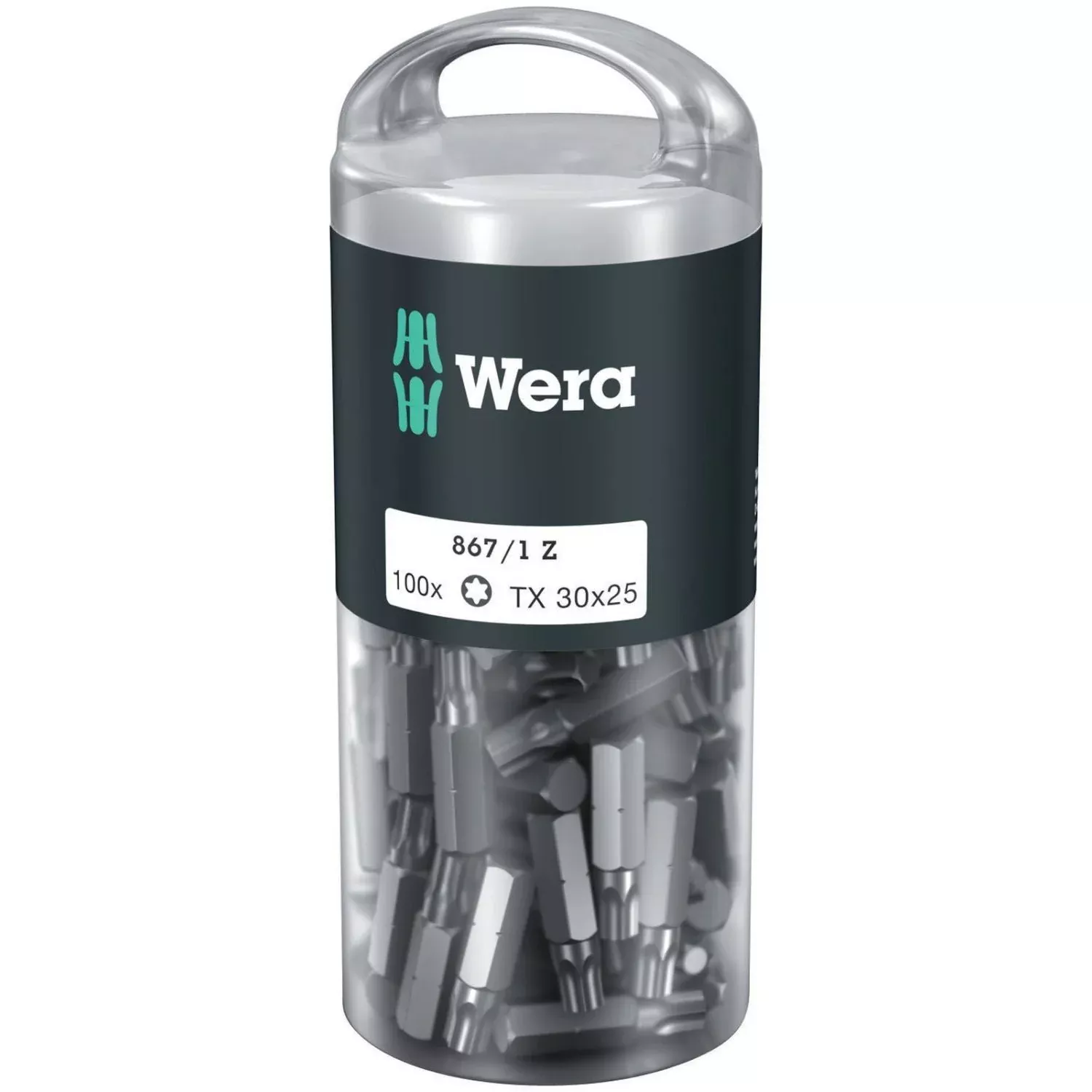 Wera 867/1 Torx Diy 100, Torx 30x25-mm., 100-Pieces