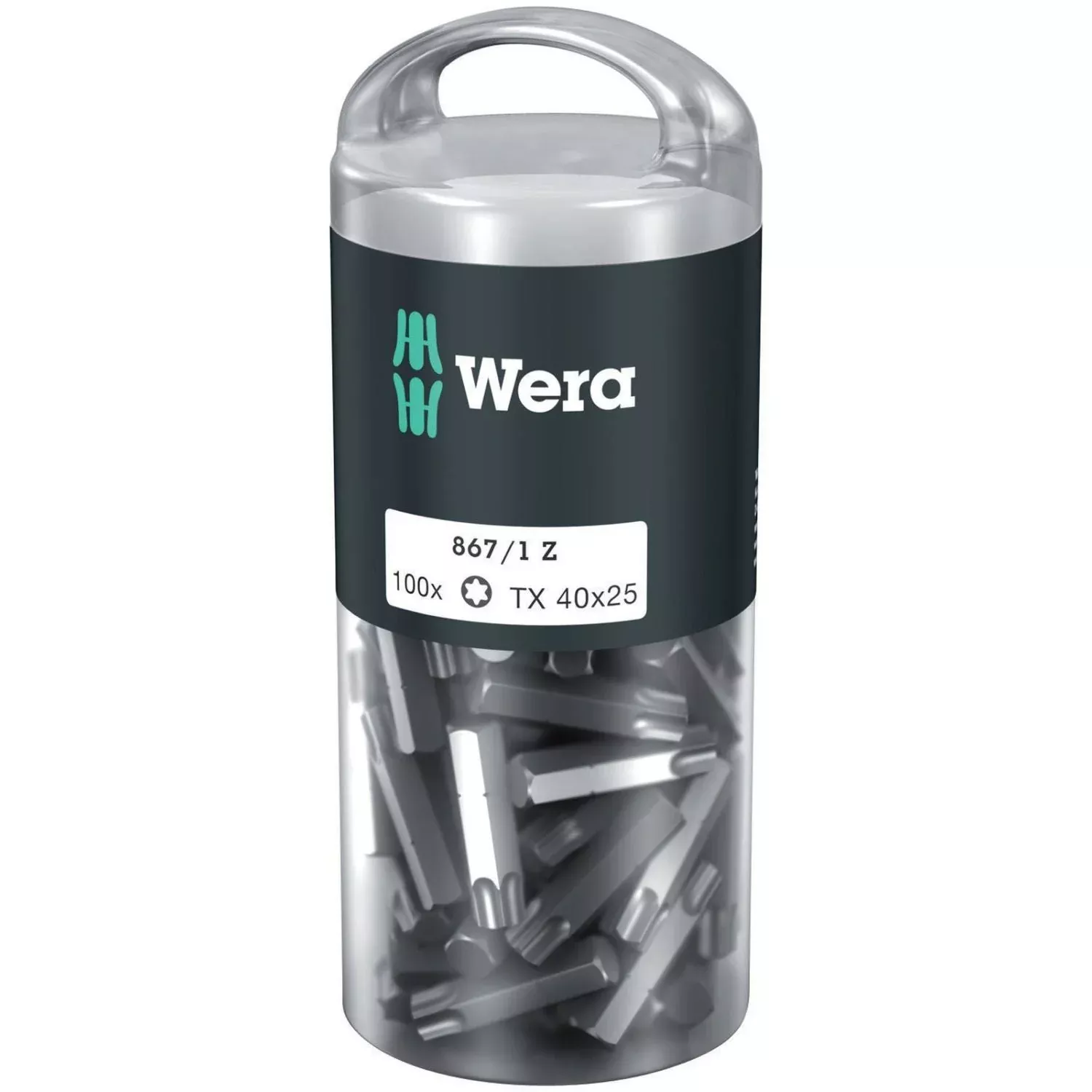 Wera 867/1 Torx Diy 100, Torx 40x25-mm., 100-Pieces