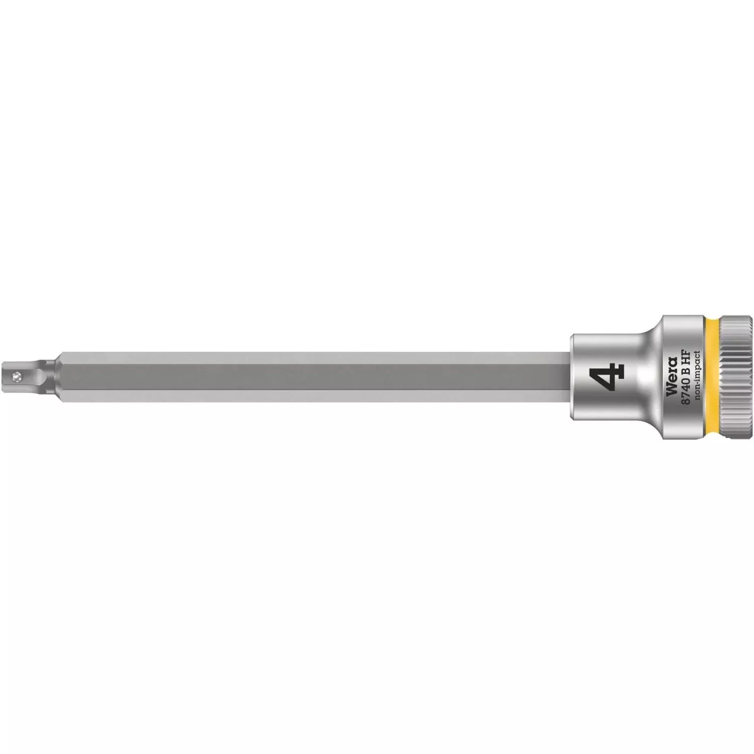 Wera 8740 B Hf Zyklop Bit Socket With Holding Function, 3/8-in. Drive, 4x107-mm.