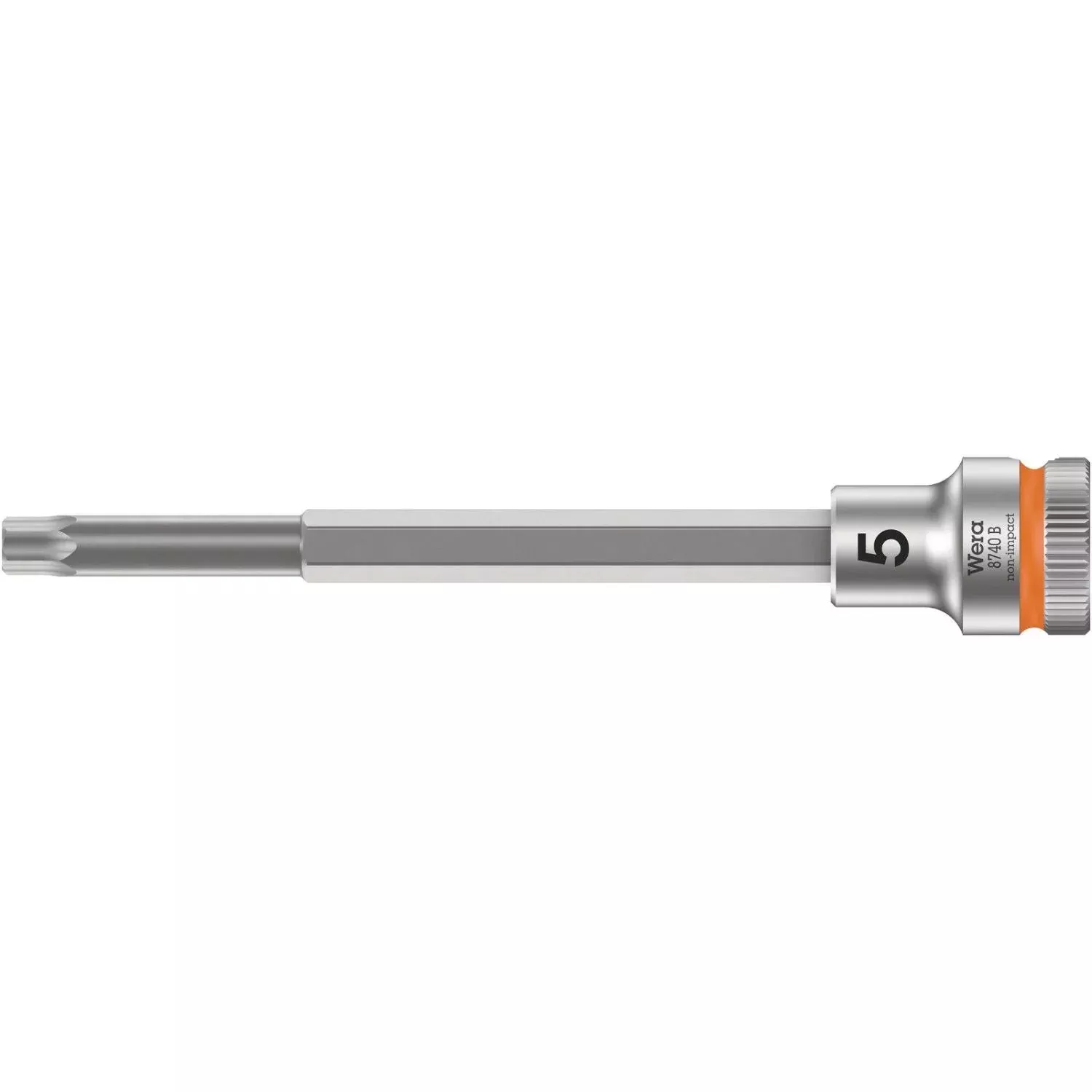 Wera 8740 B Zyklop Bit Socket With 3/8-in. Drive, With Extra Slim Profile Area, 5x107-mm.