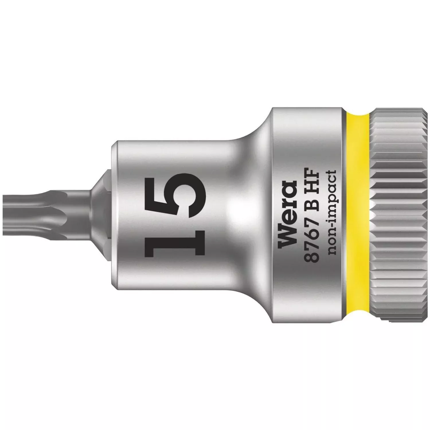 Wera 8767 B Hf Torx Zyklop Bit Socket With Holding Function, 3/8-in. Drive, Torx 15x35-mm.