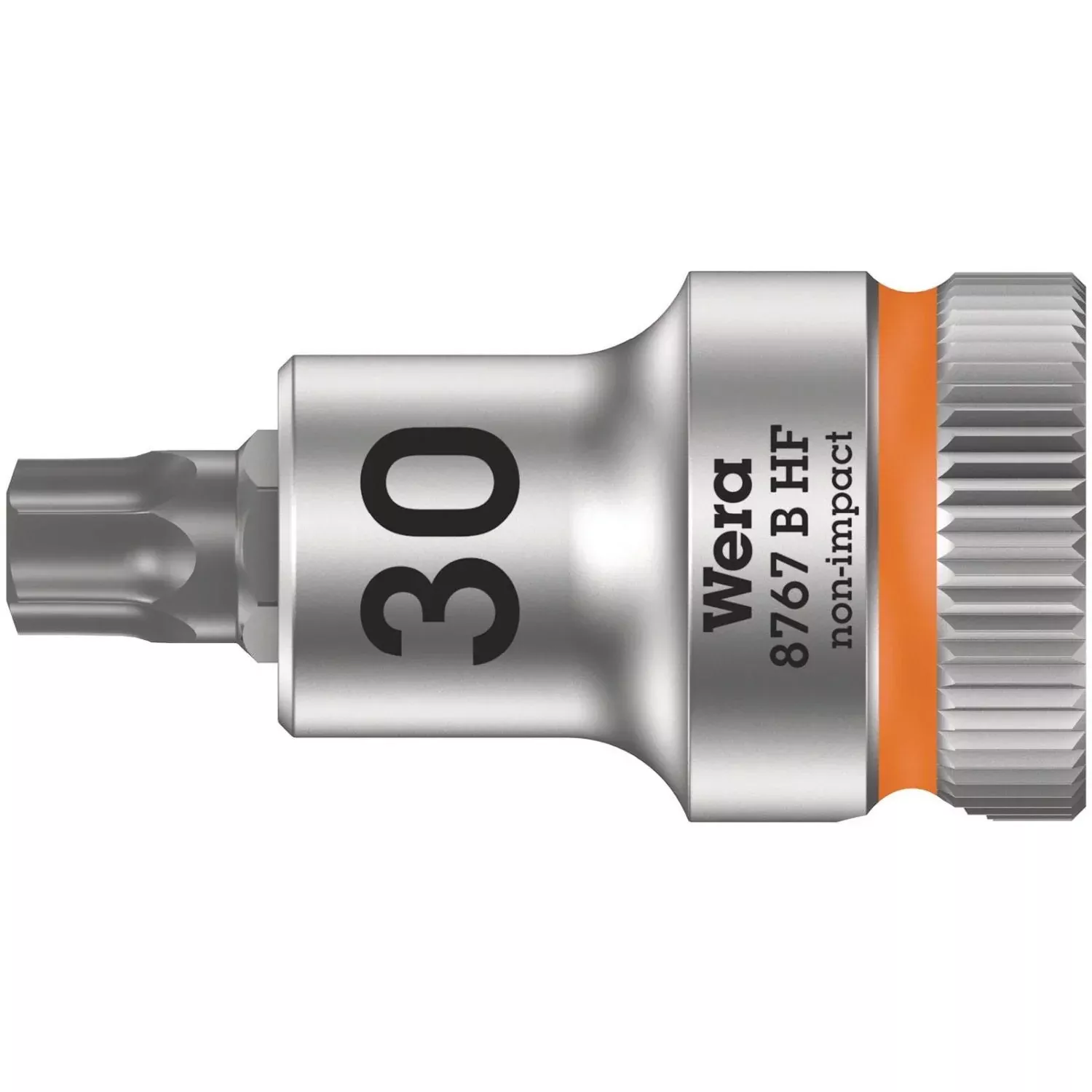 Wera 8767 B Hf Torx Zyklop Bit Socket With Holding Function, 3/8-in. Drive, Torx 30x107-mm.