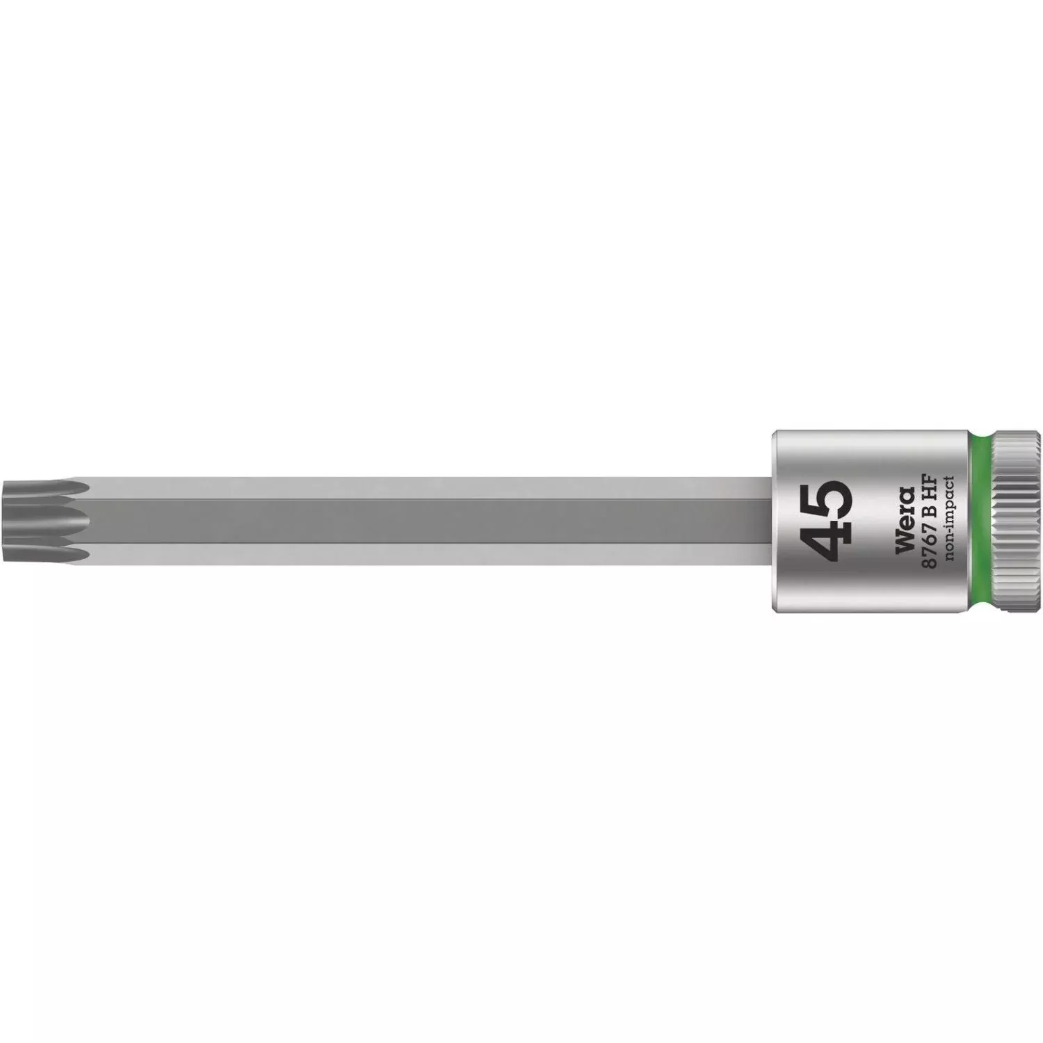 Wera 8767 B Hf Torx Zyklop Bit Socket With Holding Function, 3/8-in. Drive, Torx 45x100-mm.