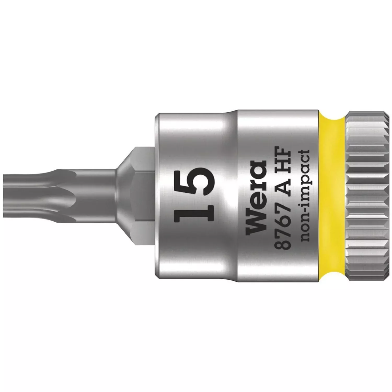 Wera 8767 A Hf Torx Zyklop Bit Socket With Holding Function, 1/4-in. Drive, Torx 15x28-mm.