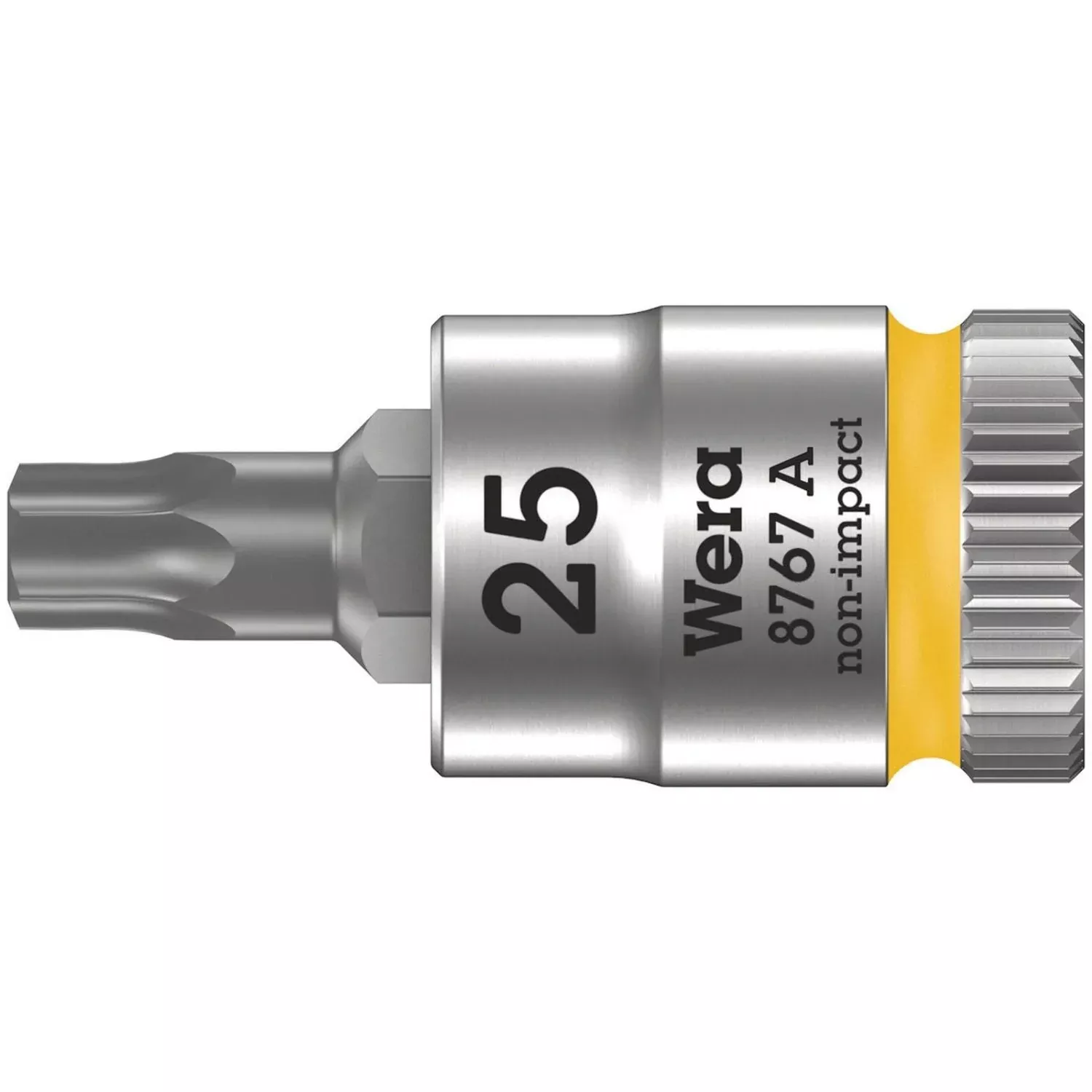 Wera 8767 A Torx Zyklop Bit Socket, 1/4-in. Drive, Torx 25x28-mm.