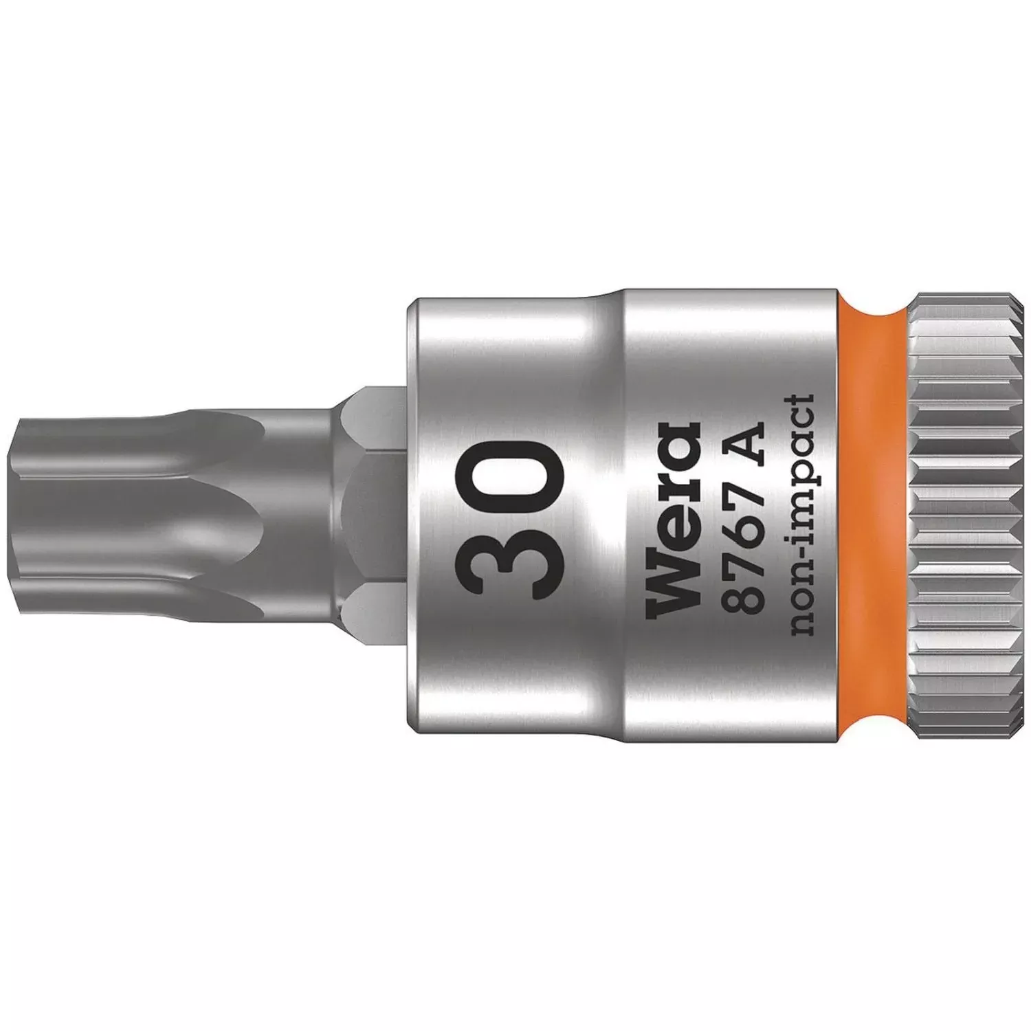 Wera 8767 A Torx Zyklop Bit Socket, 1/4-in. Drive, Torx 30x28-mm.