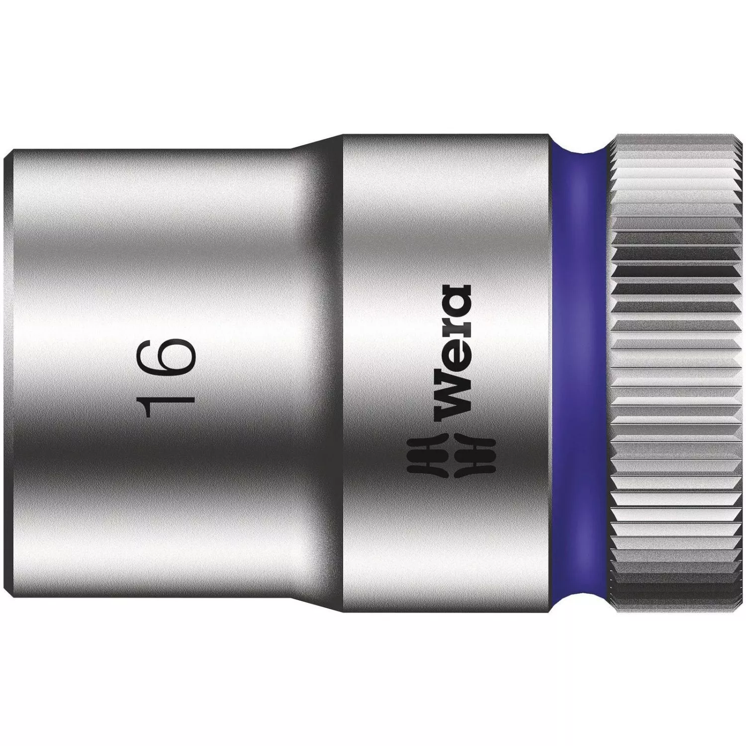 Wera 8790 Hmc Zyklop Socket With 1/2-in. Drive, 16x37-mm.