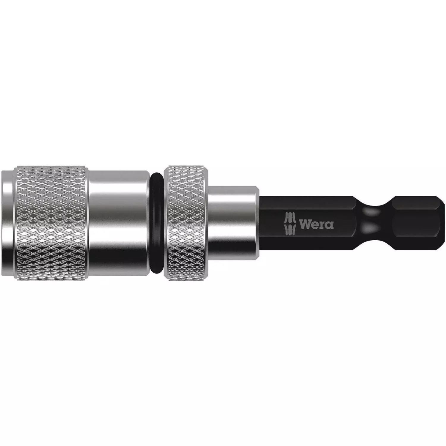 Wera 896/4/1 SB Bit Holder With Adjustable Depth-Control Stop, 1/4-in.x50-mm.
