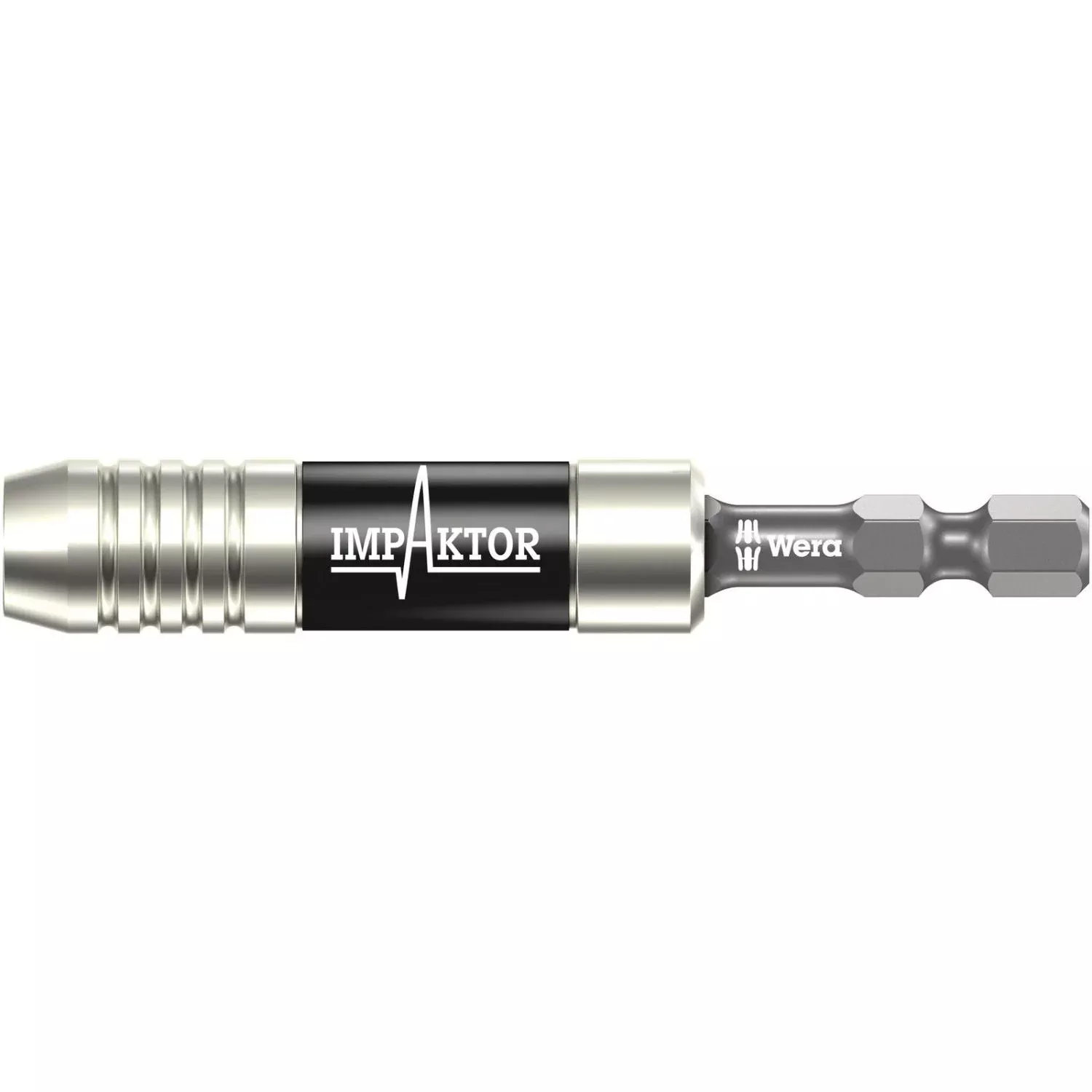 Wera 897/4 Imp Impaktor Holder With Retaining Ring And Magnet, 1/4-in.x75-mm.
