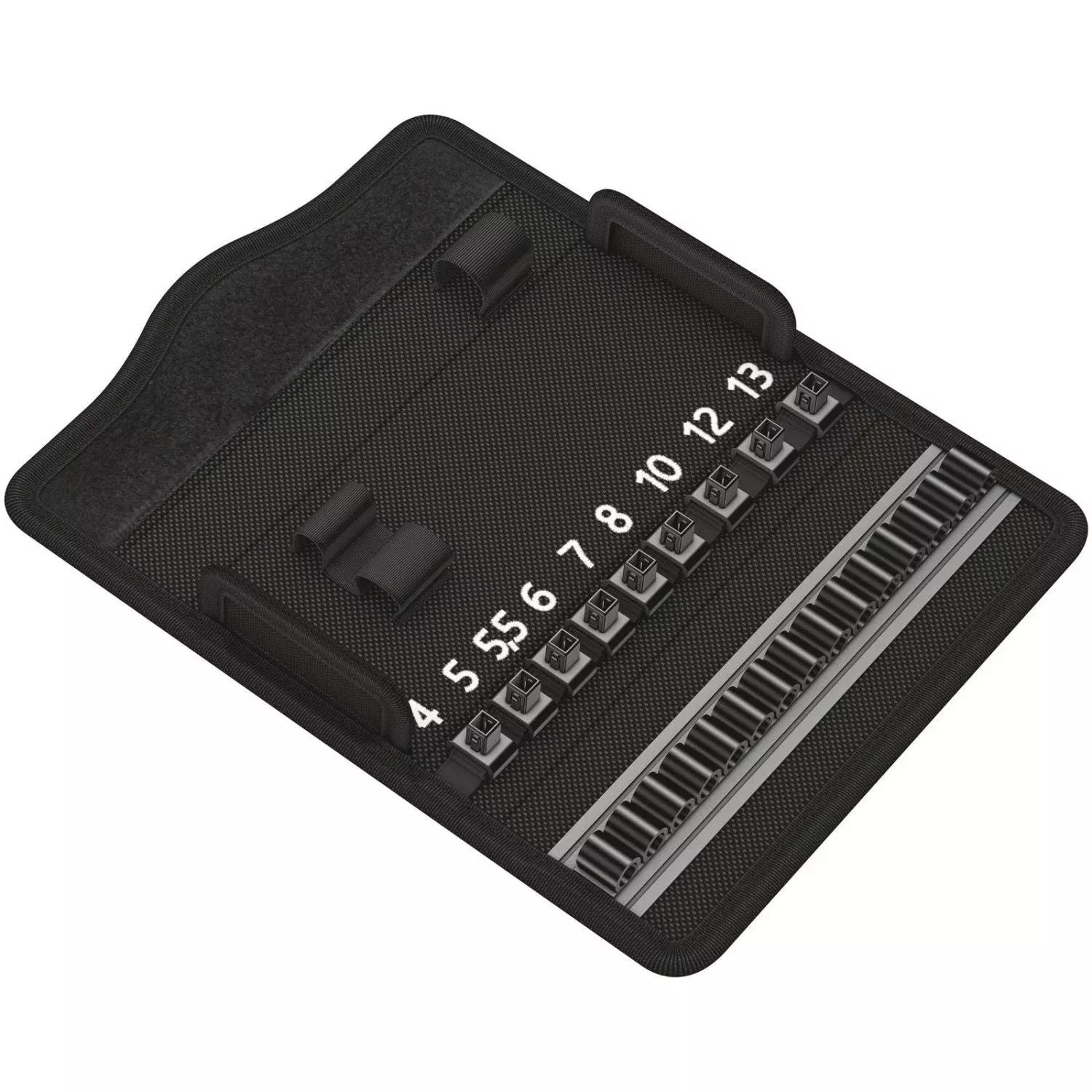Wera 9417 Textile Box Kraftform Kompakt Zyklop Mini 2, Empty, 180x88x46-mm.