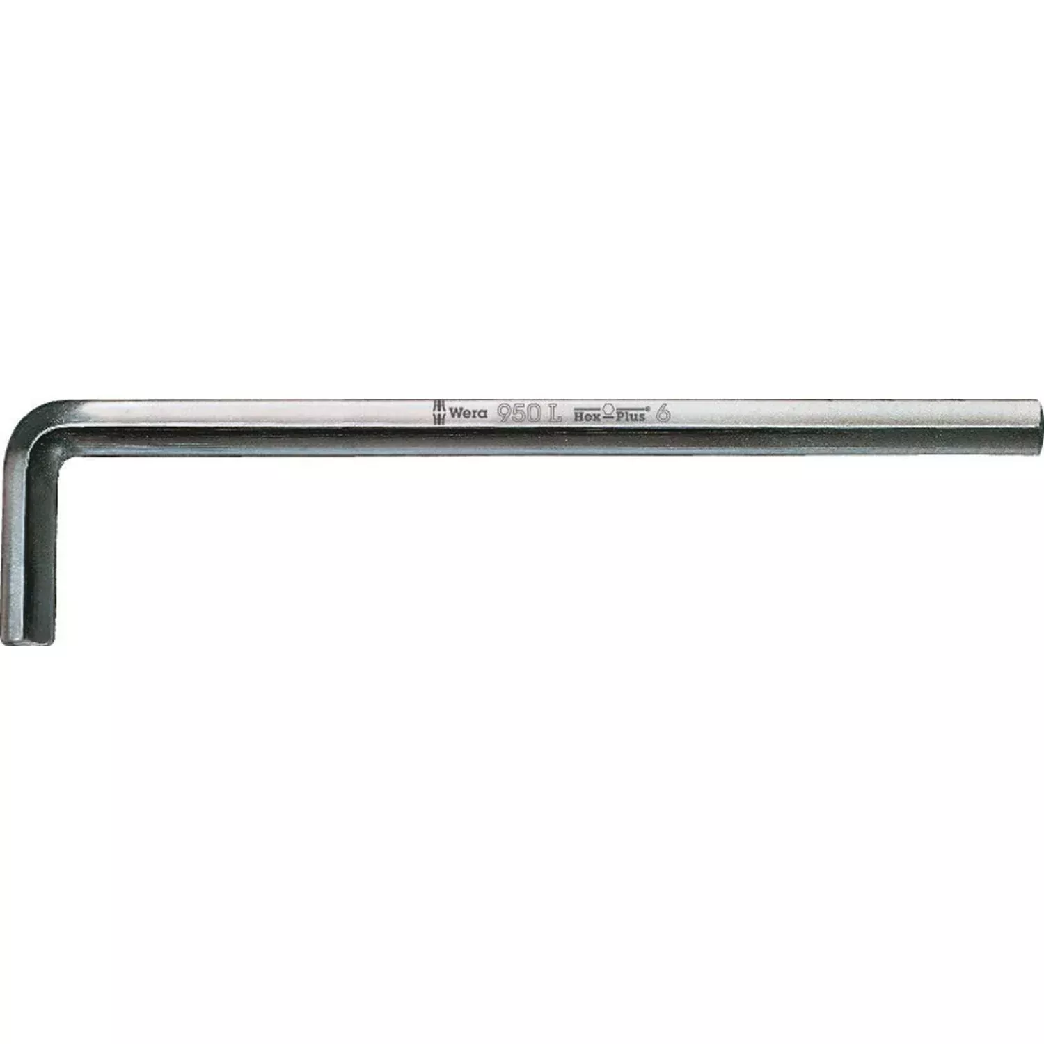 Wera 950 L-Key, Metric, Chrome-Plated, 6x180-mm.