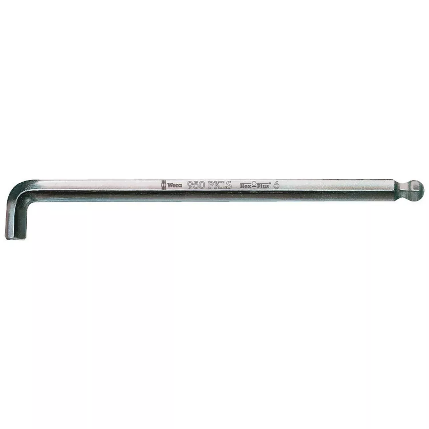 Wera 950 Pkls L-Key, Metric, Chrome Plated, 5x160-mm.