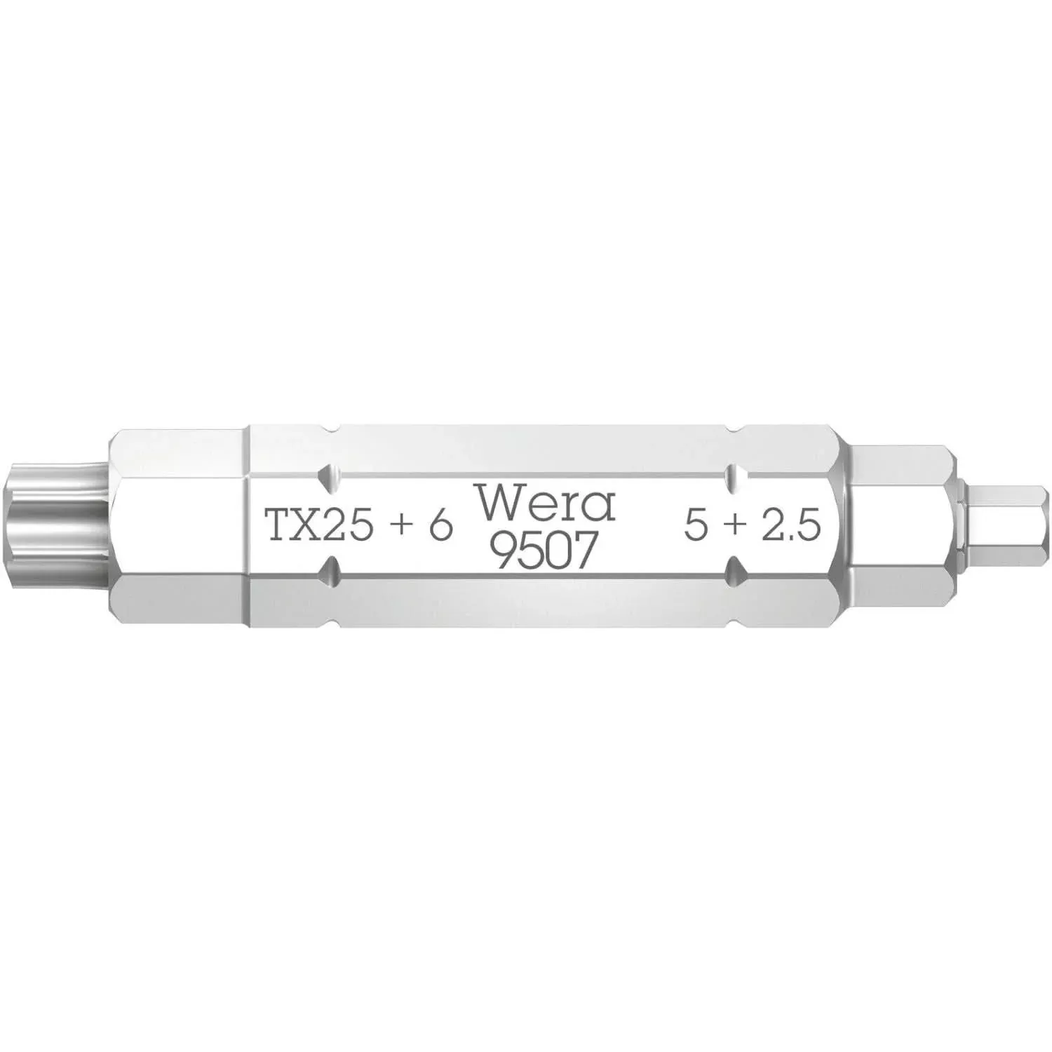 Wera 9507 SB 4-in-1 Bit 2, 2.5; 5; 6xTorx 25x37-mm.