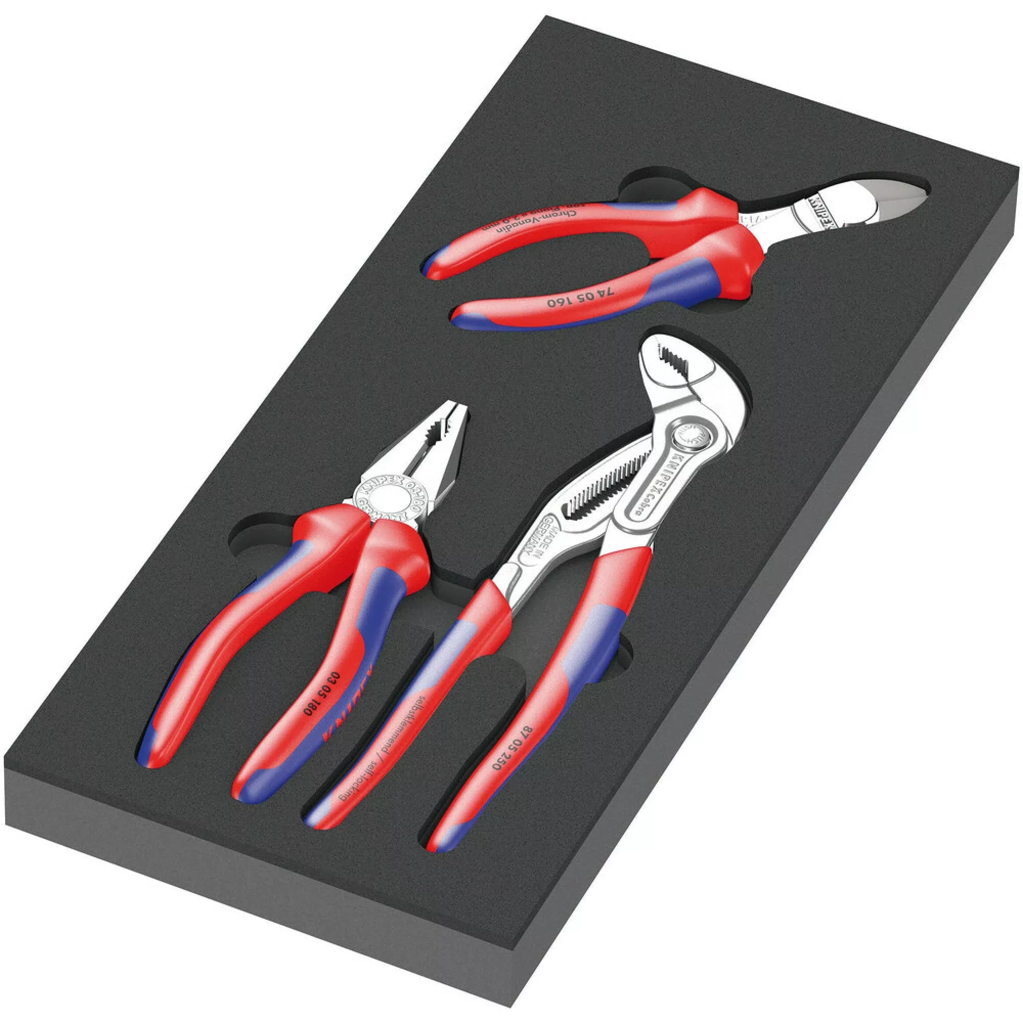 Wera 9780 Foam Insert Knipex Pliers Set 1, 3-Pieces
