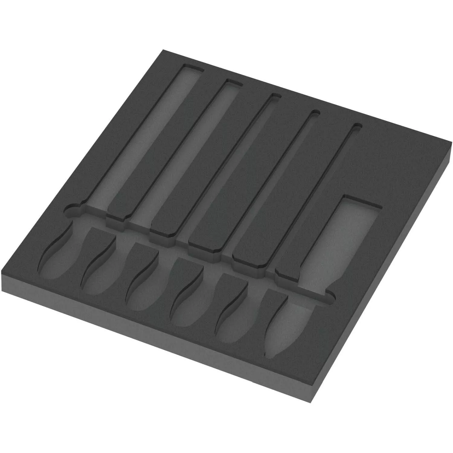 Wera 9883 Foam Insert Pferd File Set 1, Empty, 344x30x392-mm.