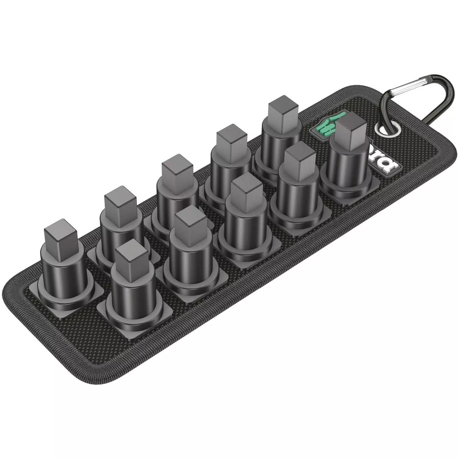 Wera Belt B VDE (Textile Belt), 10 Location, Unloaded, 71x209-mm.