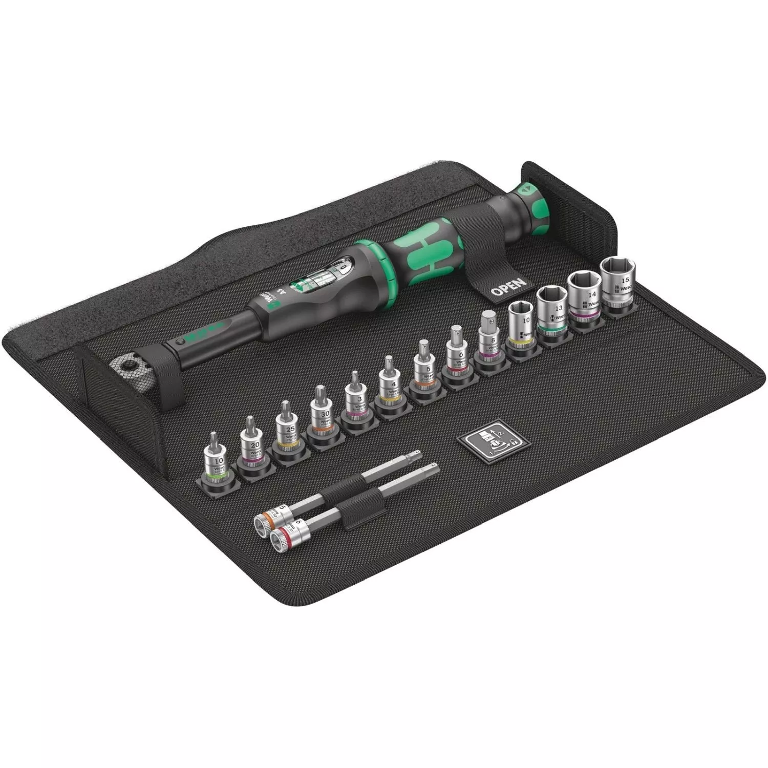 Wera Bicycle Set Torque 1, 2.5-25 Nm, 16-Pieces