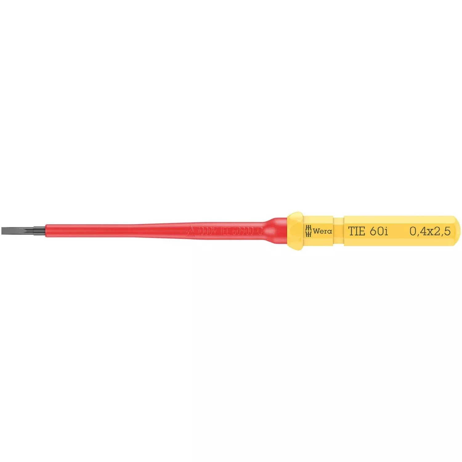 Wera Kraftform Kompakt VDE 60 I Take It Easy, 0.4x2.5x157-mm.