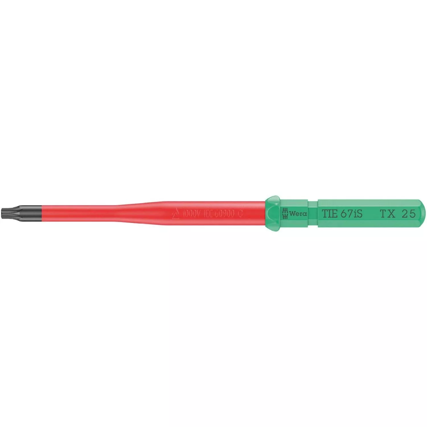 Wera Kraftform Kompakt VDE 67 Is Torx Take It Easy, Torx 25x157-mm.