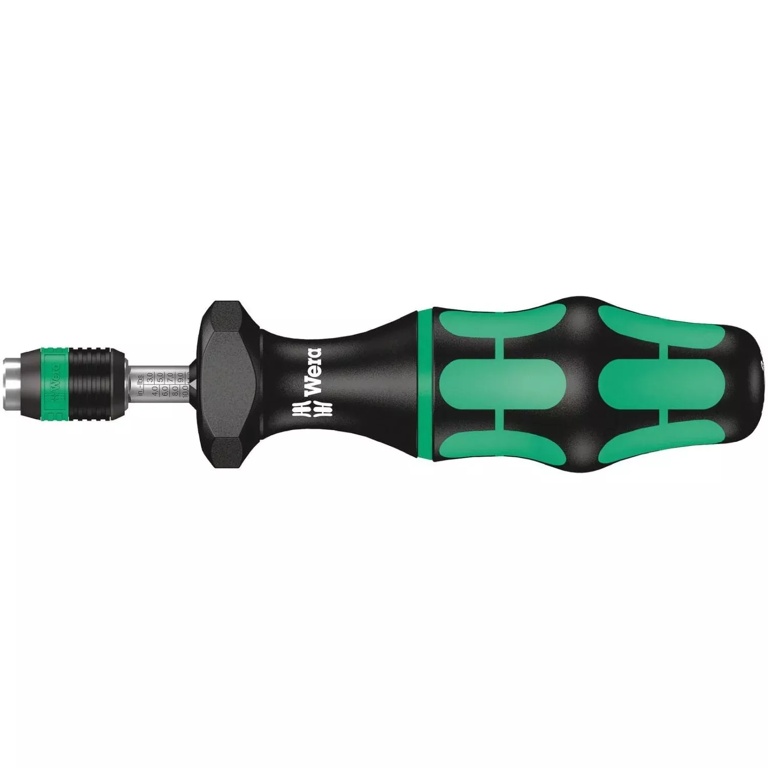 Wera Series 7400 Kraftform Adjustable Torque Screwdrivers (2.5-29.0 In. Lbs.) With Rapidaptor Quick-Release Chuck, 7445x2.5-11.5 In. Lbs.
