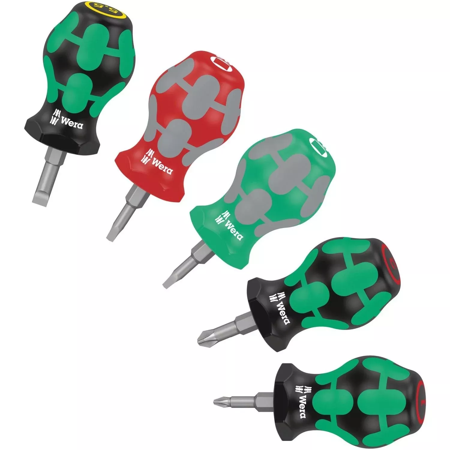 Wera Stubby Set 3 Screwdriver Set, 5-Pieces