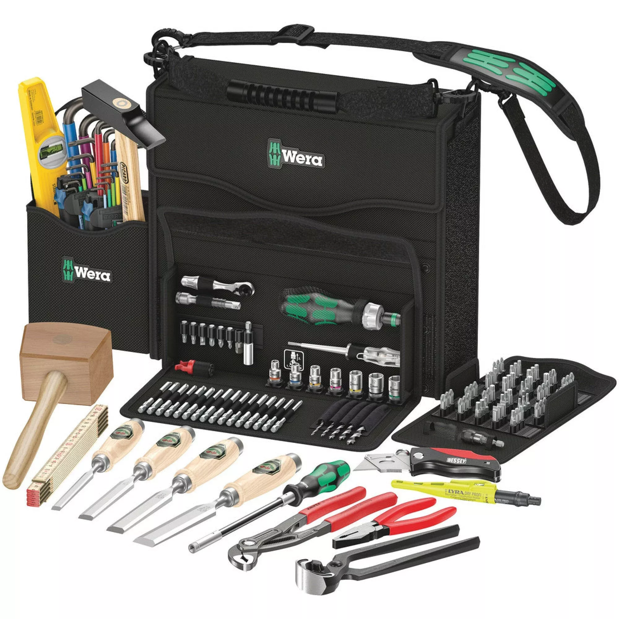 Wera Wera 2Go H 1 Tool Set For Wood Applications, 134-Pieces