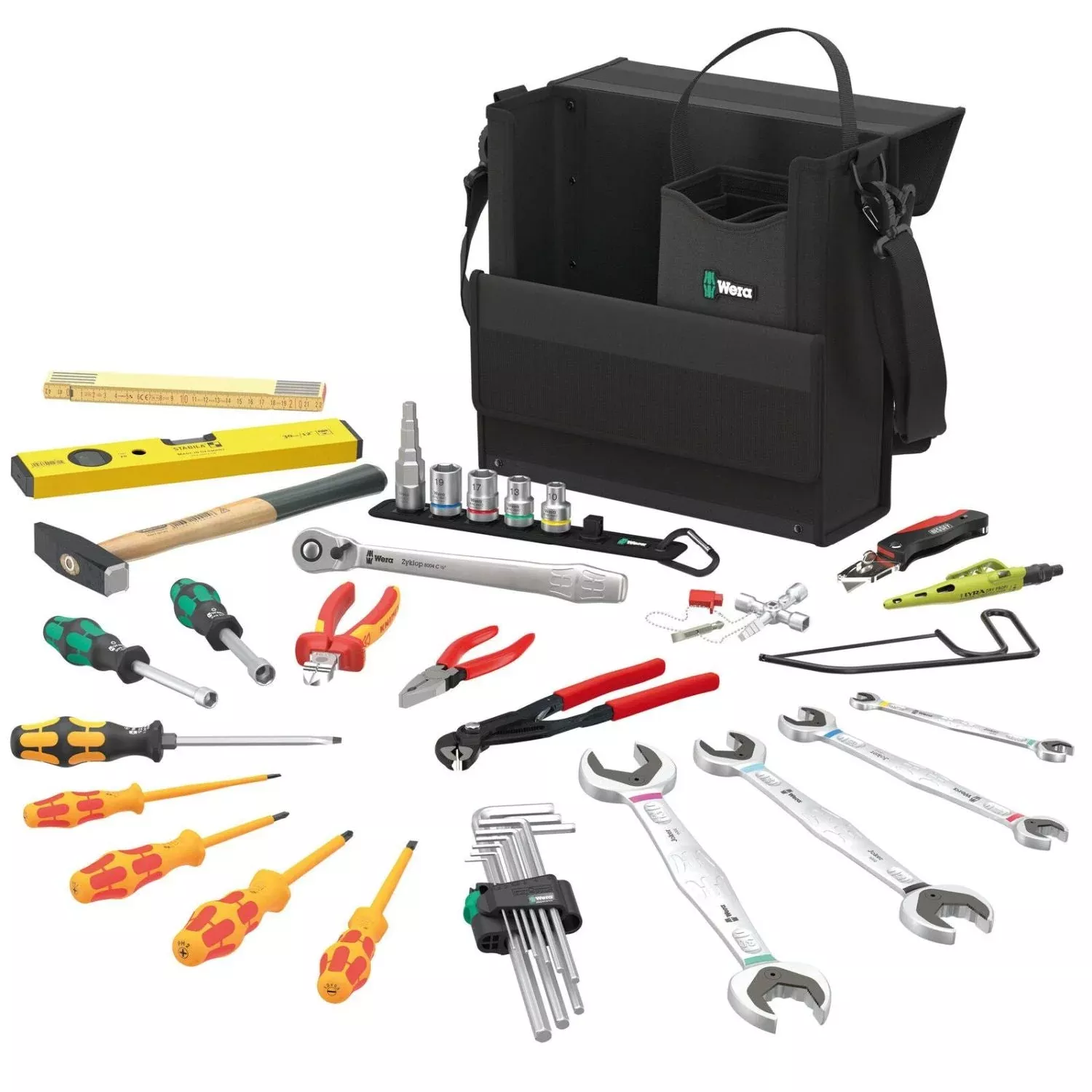 Wera Wera 2Go Shk 1 Tool Set For Plumbing, Heating And Air Conditioning, 36-Pieces