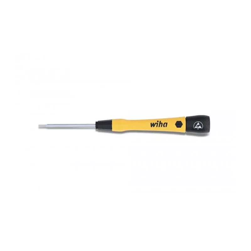 Wiha Tools 27554 ESD Safe PicoFinish Precision Screwdriver - Hex (5/64") 2.0mm x 50mm