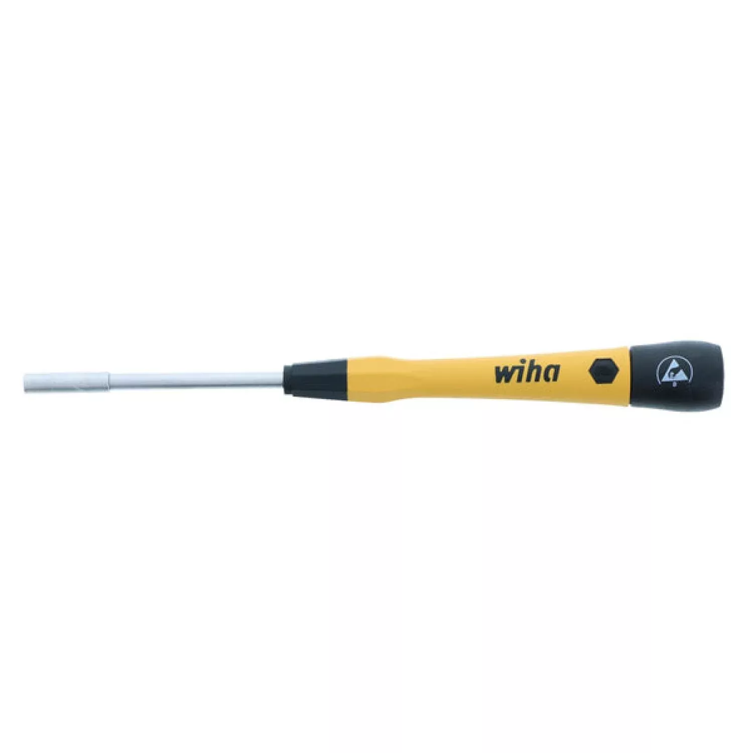 Wiha Tools 27771 ESD Safe PicoFinish Precision Screwdriver - Nutdriver 7/64" x 60mm