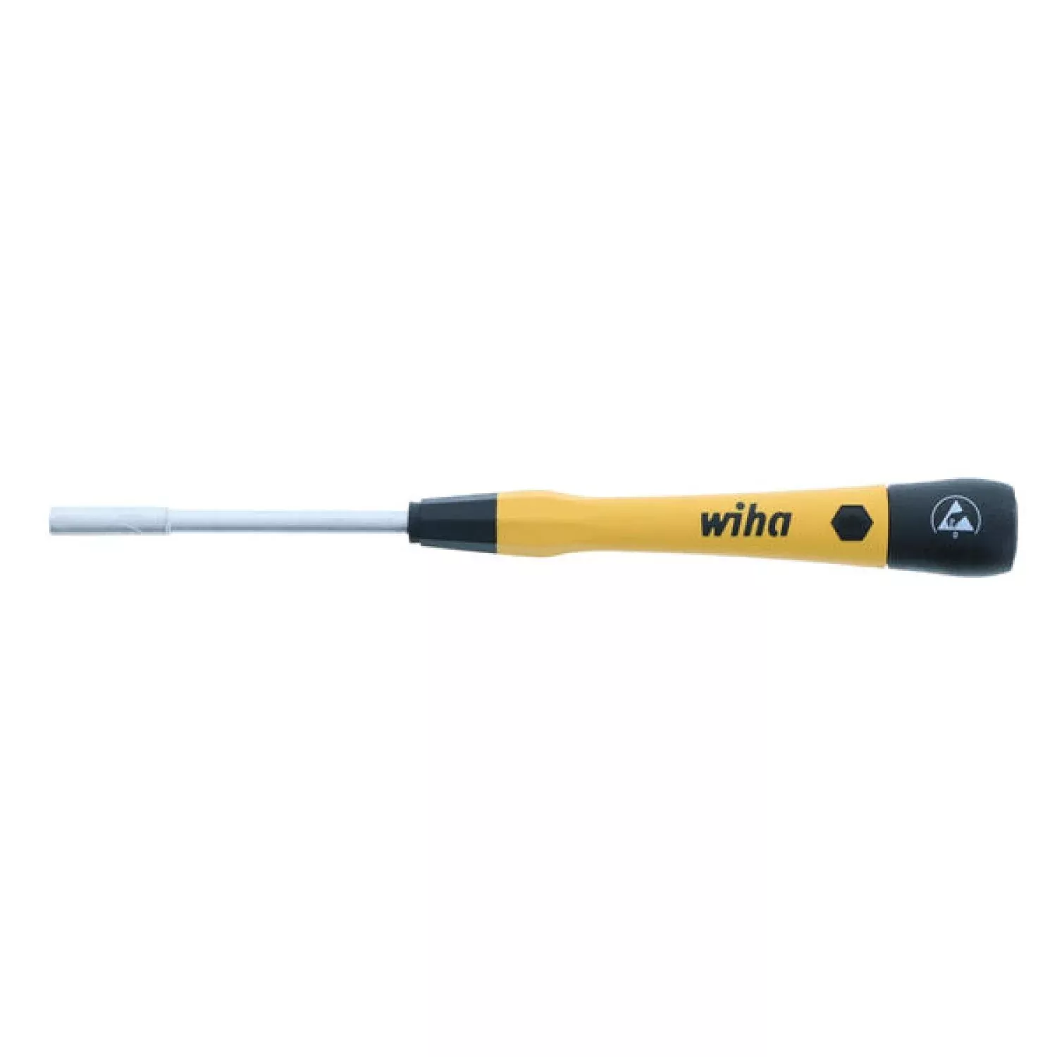Wiha Tools 27772 ESD Safe PicoFinish Precision Nut Driver - 1/8" x 60mm