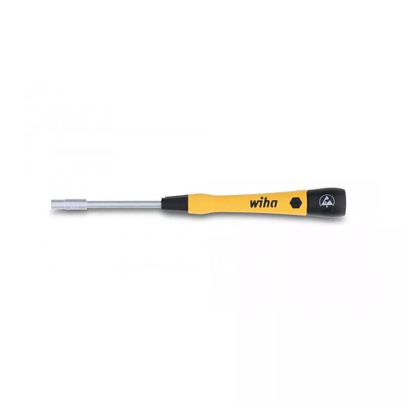 Wiha Tools 27774 ESD Safe PicoFinish Precision Screwdriver - Nutdriver 5/32" x 60mm