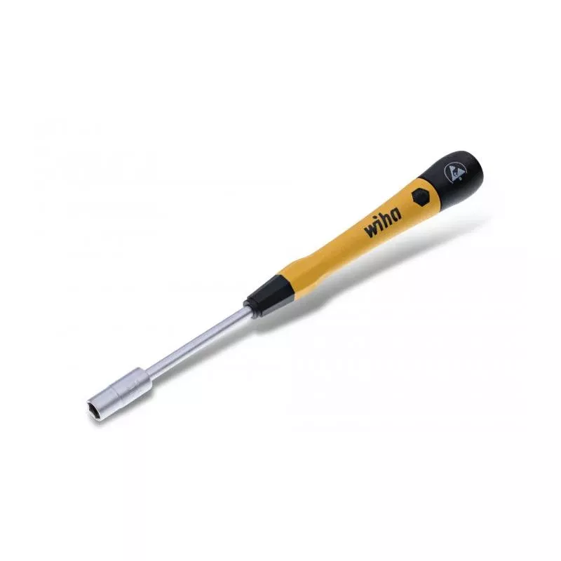 Wiha Tools 27788 ESD Safe PicoFinish Precision Nut Driver - 5.5mm x 60mm