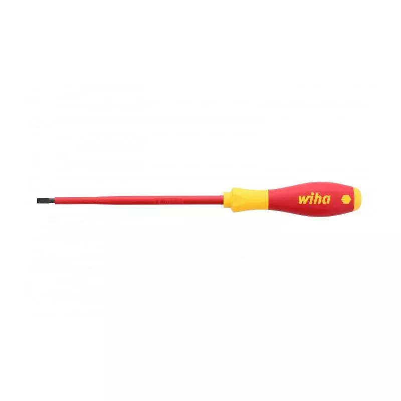 Wiha Tools 32024 Insulated Slotted Screwdriver, 4.5 mm x 125 mm