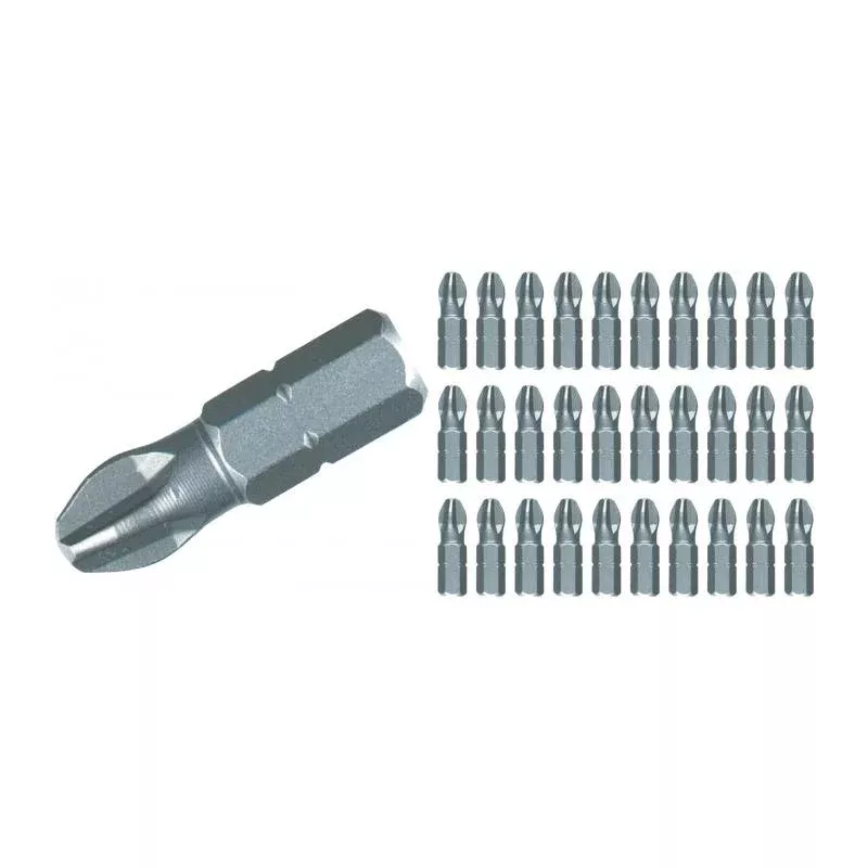 Wiha Tools 72519 Phillips Contractor Insert Bit #0 x 25mm - 30 Piece