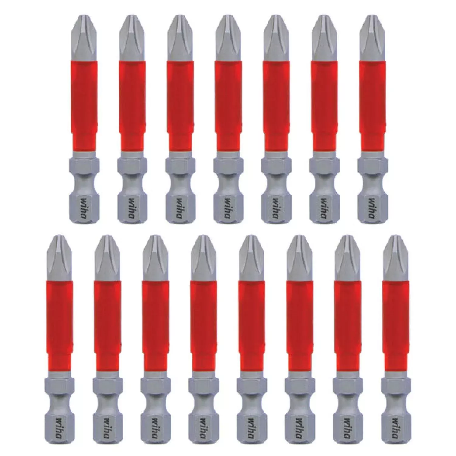 Wiha Tools 76642 MaxxTor Impact Bit Phillips #2 - 49mm - 15 Pack