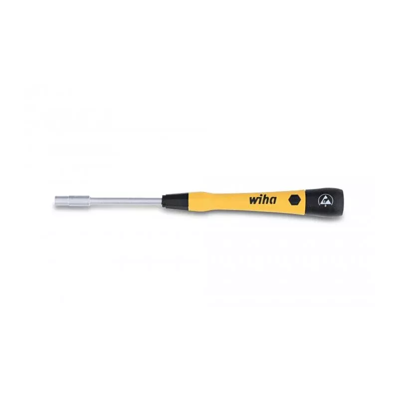 WihaTools 27785 ESD Safe Pico Finish Precision Nut Driver - 4.0mm x 60mm