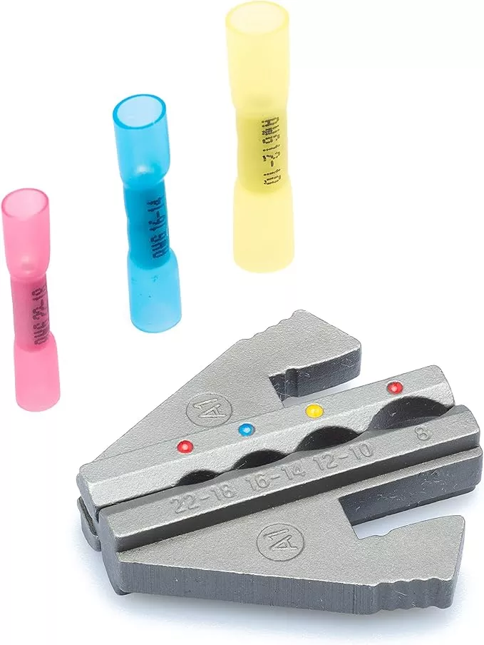 Wirefy Crimping Die for Heat Shrink Butt Connectors - 22-8 AWG