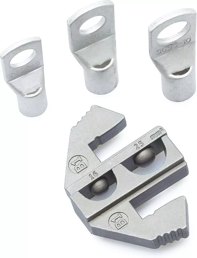 Wirefy Crimping Die for Larger Diameter Non-Insulated Terminals - 6-4 AWG