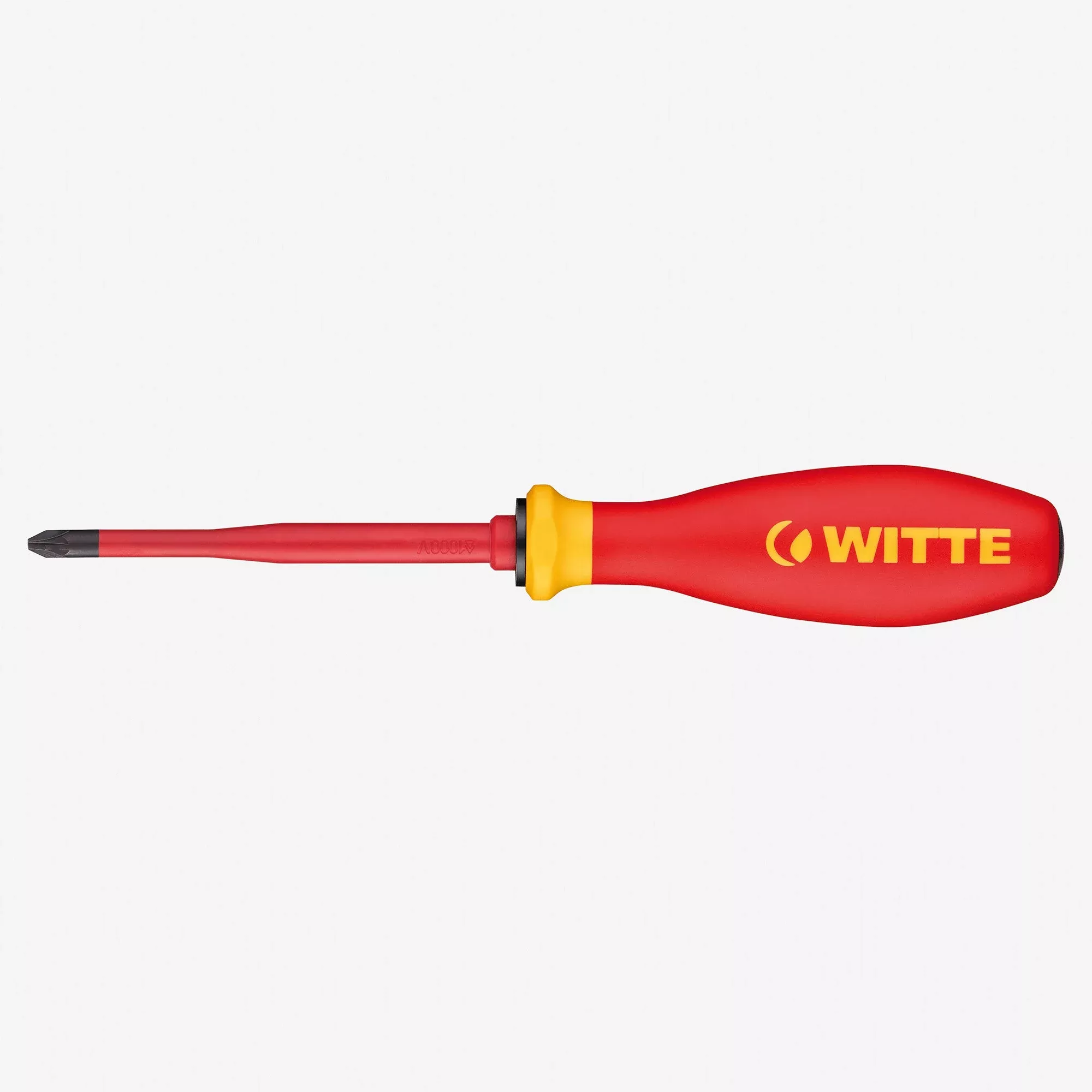 Witte Pro VDE Slim Pozidriv Screwdriver, #1 x 80mm