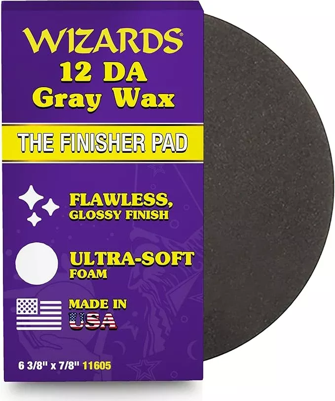 Wizards Buffing Pads (21 DA Gray Wax/Finishing Pad) 6 3/8" x 7/8"