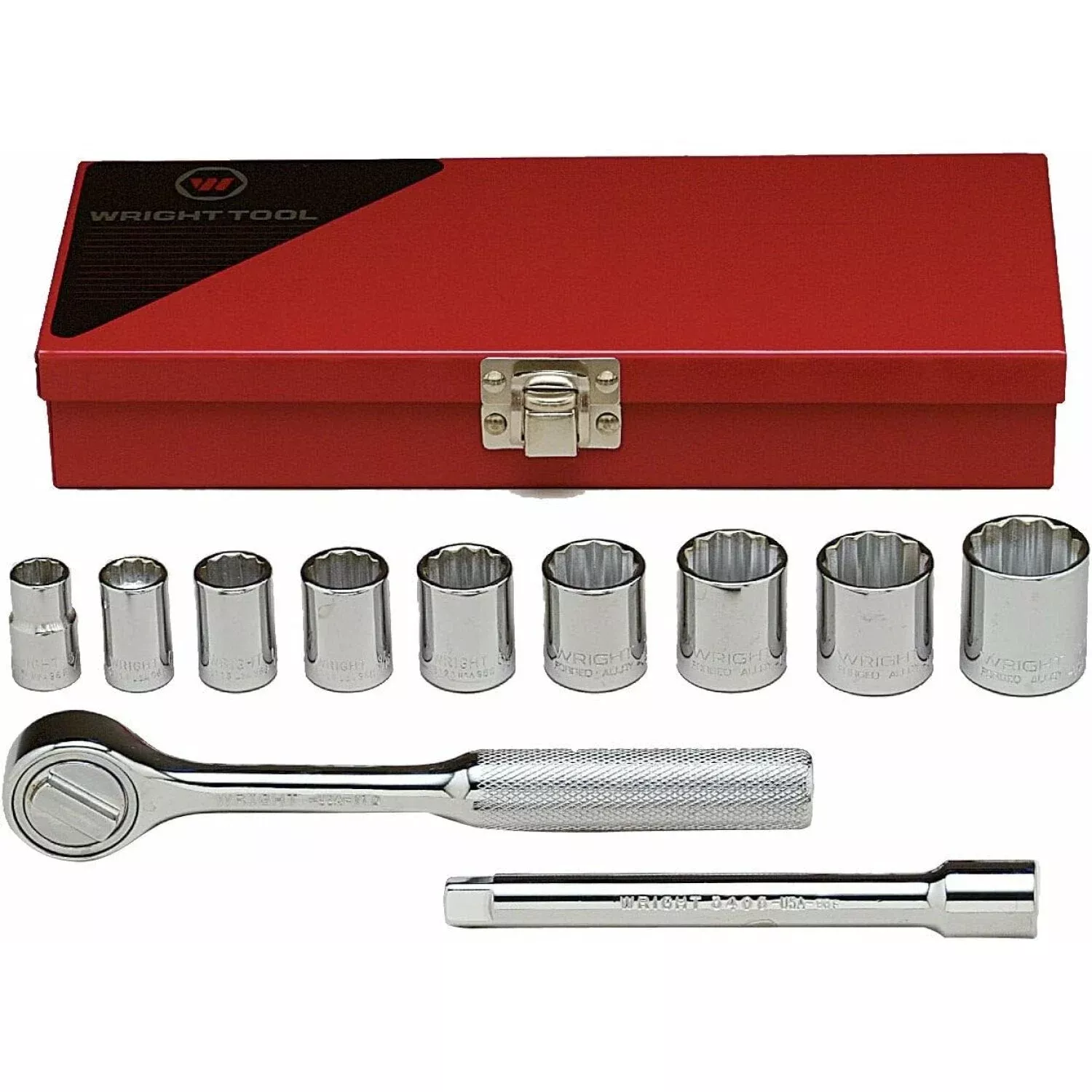 Wright Tool 328 3/8" Drive, 12 Point Standard Socket Set