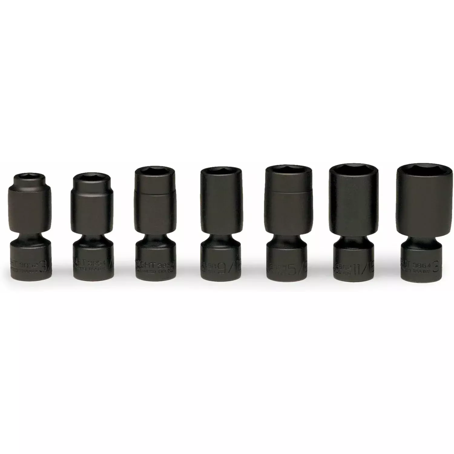 Wright Tool 332 6-Point Standard Universal Power Socket Set