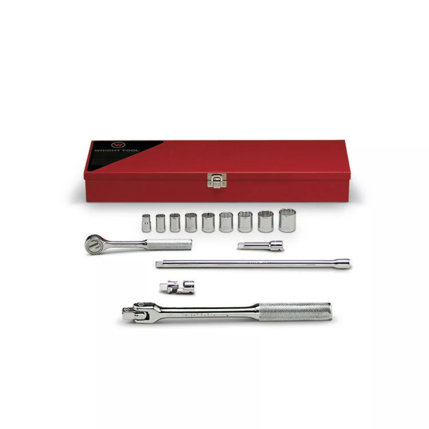 Wright Tool 334 3/8" Drive, 12 Point Standard Socket Set